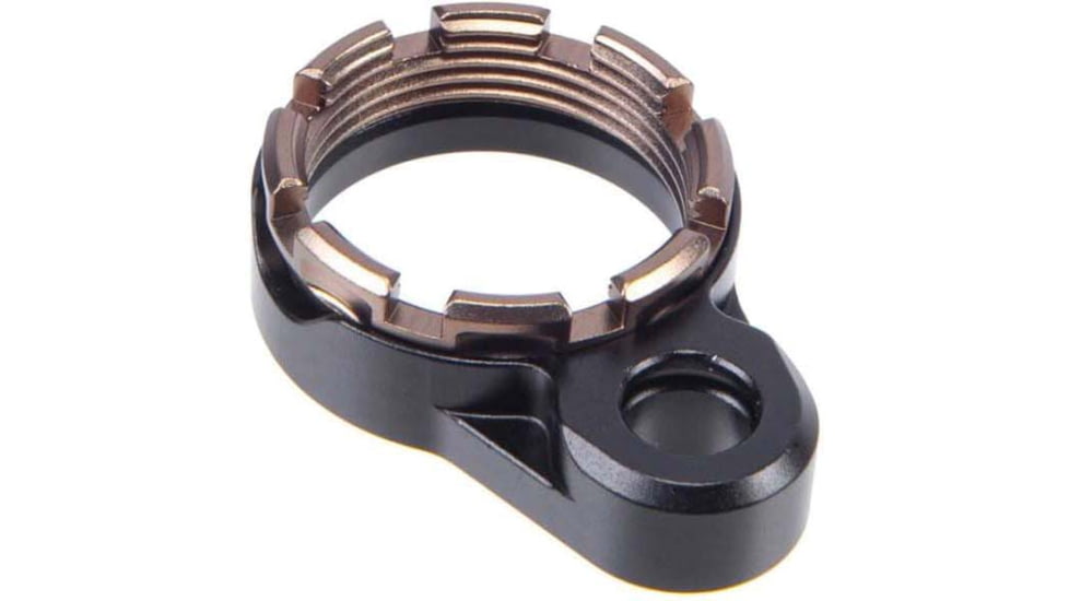 Fortis Manufacturing K1 LE LW Enhanced AR15 End PLate System, Castle Nut, Tapered, FDE, Small, LE-BLK-K1-FDE