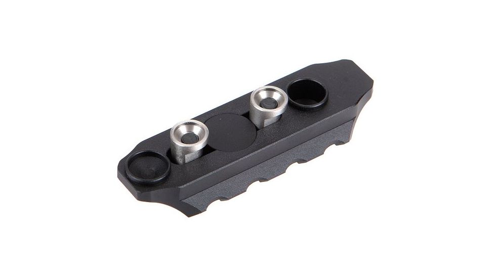 Fortis Manufacturing Keymod Accessory Rail - 4 in Slot, Black KM-PIC1913-4 SLOT