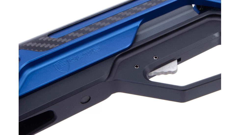 Fortis Manufacturing LA Stock Bundle Pack, Cerakoted buffer tube and Standard QD End Plate, Blue, LAS-BNDL-15-BLU