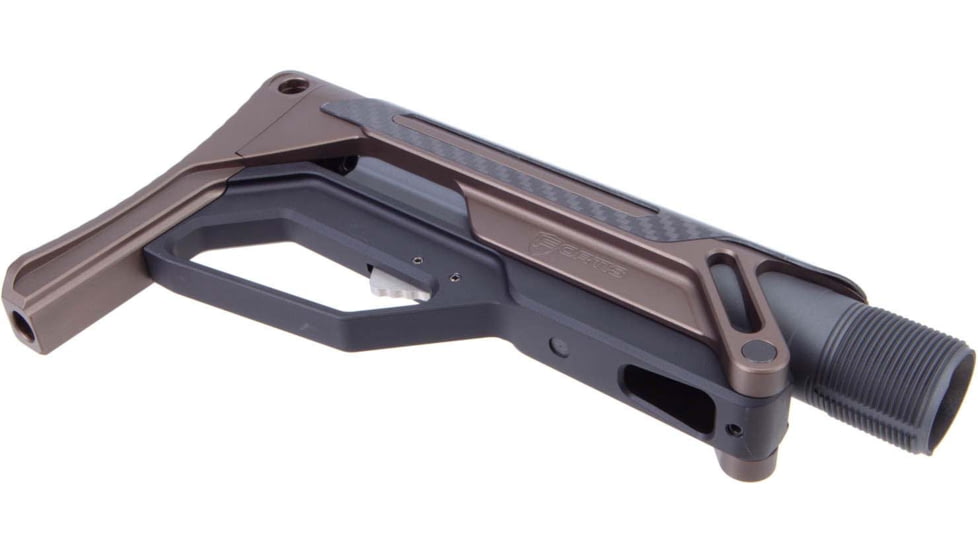 Fortis Manufacturing LA Stock Bundle Pack, Cerakoted buffer tube and Standard QD End Plate, FDE, LAS-BNDL-15-FDE