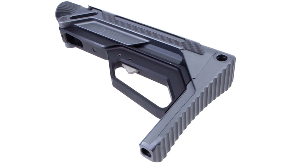 Fortis Manufacturing LA Stock Bundle Pack, Cerakoted buffer tube and Standard QD End Plate, Grey, LAS-BNDL-15-GRY
