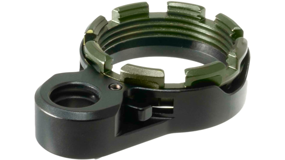 Fortis Manufacturing LE Lightweight Enhanced AR15 End Plate System, K2, Locking Lever, ODG Castle Nut, LE-BLK-K2-ODG