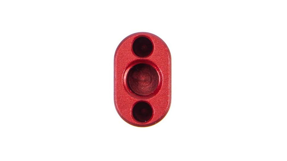 Fortis Manufacturing Magazine Release Button Only, Red, Small, AR15-MB-6061-RED