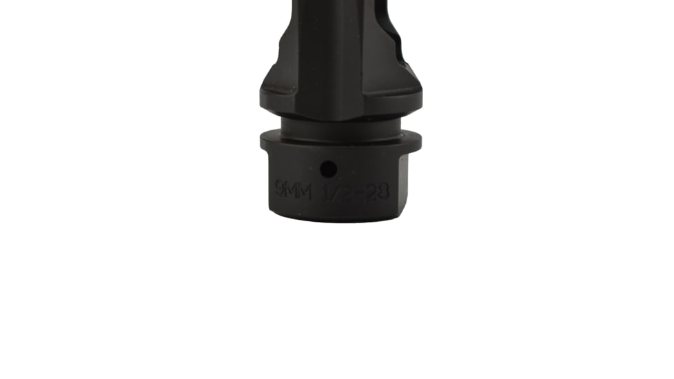 Fortis Manufacturing Muzzle Brake 9mm Nitride, 1.5 x 28 TPI, BLACK 9MM-MB-BLK-28