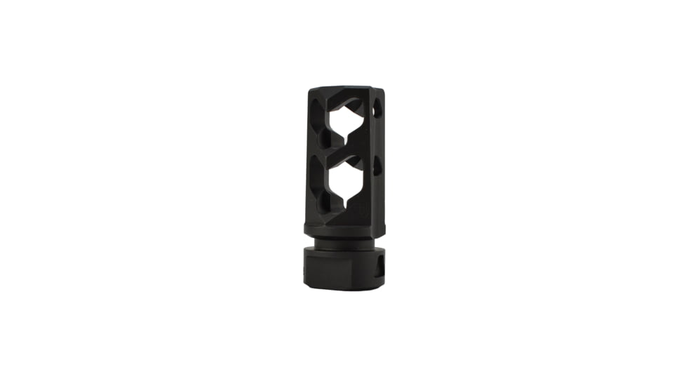 Fortis Manufacturing Muzzle Brake 9mm Nitride, 1.5 x 28 TPI, BLACK 9MM-MB-BLK-28