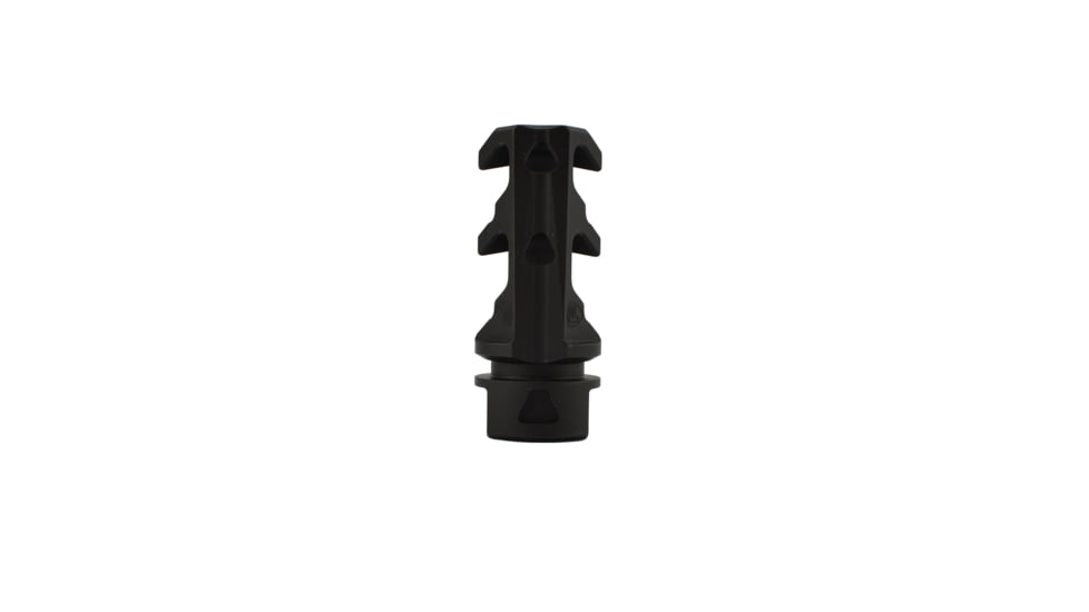 Fortis Manufacturing Muzzle Brake 9mm Nitride, 1.5 x 28 TPI, BLACK 9MM-MB-BLK-28