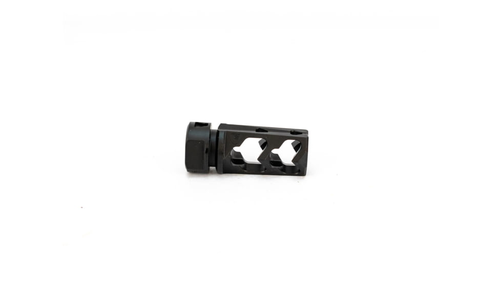 Fortis Manufacturing Muzzle Brake 9mm Nitride, 1.5 x 36 TPI, BLACK 9MM-MB-BLK-36