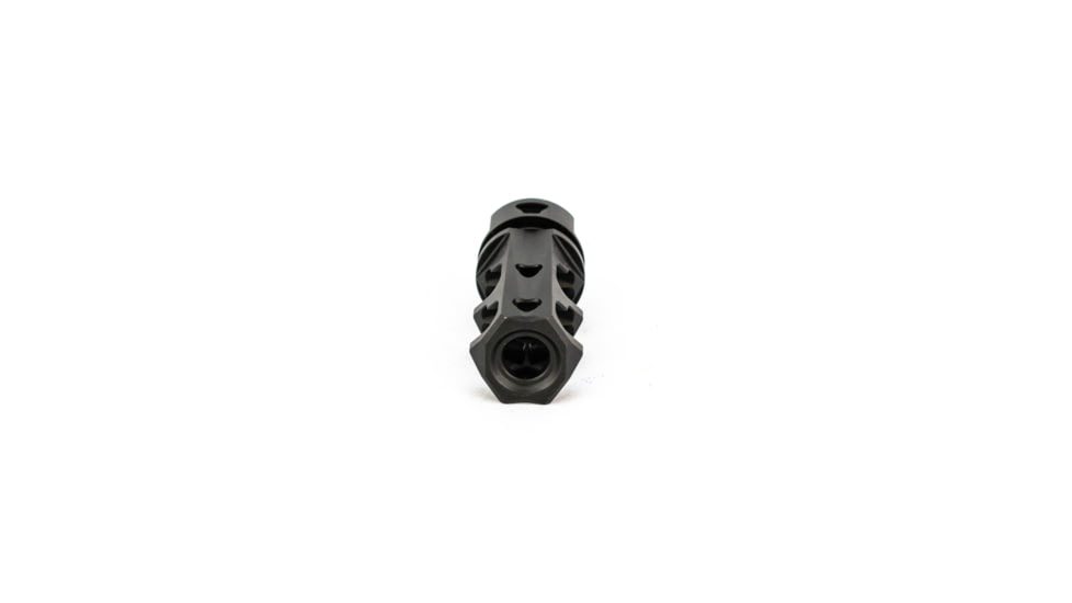Fortis Manufacturing Muzzle Brake 9mm Nitride, 1.5 x 36 TPI, BLACK 9MM-MB-BLK-36