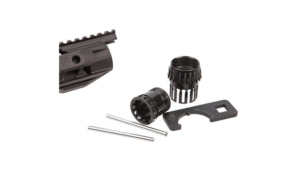 Fortis Manufacturing Night Rail Free Float Rail System, 12 in -Keymod, Black NTR-12-KM