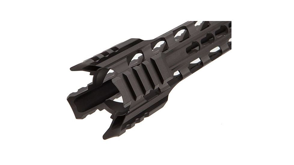 Fortis Manufacturing Night Rail Free Float Rail System, 14 in -Keymod, Black NTR-14-KM