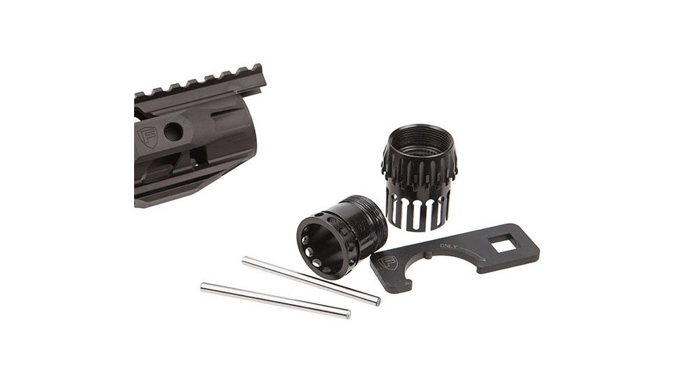 Fortis Manufacturing Night Rail Free Float Rail System, 14 in -Keymod, Black NTR-14-KM