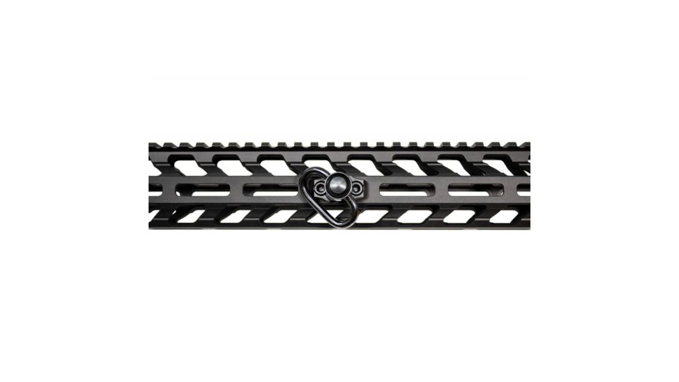 Fortis Manufacturing Quick Detach Sling Mount w/QD Swivel, M-LOK, Black QD-ALUM-ML-SWIVEL