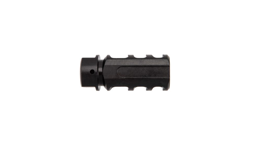 Fortis Manufacturing RED Rapid Engagement Device Muzzle Brake PCC MOD 2, 9mm, 1/2x36 TPI, 4140 Steel, Black 9mm-RED-M2-36