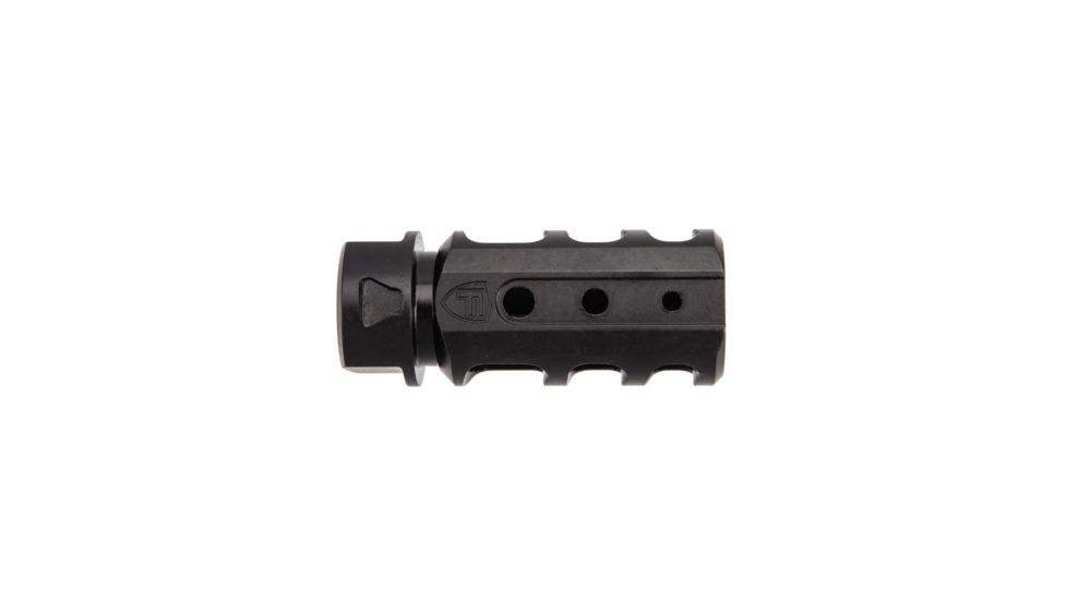 Fortis Manufacturing RED Rapid Engagement Device Muzzle Brake PCC MOD 2, 9mm, 1/2x36 TPI, 4140 Steel, Black 9mm-RED-M2-36