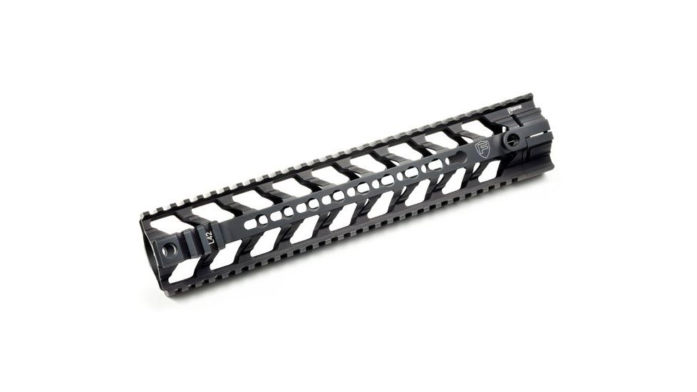 Fortis Manufacturing REV Free Float Rail System, 12 in, Black REV-12