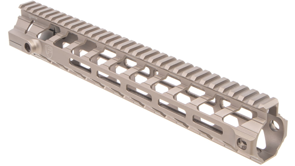 Fortis Manufacturing REV II Free Float Rail System, M-LOK, AR-15, 12.4in, Fde Anodize, REV-II-12-ML-FDE