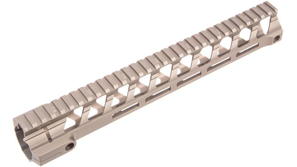 Fortis Manufacturing REV II Free Float Rail System, M-LOK, AR-15, 12.4in, Fde Anodize, REV-II-12-ML-FDE