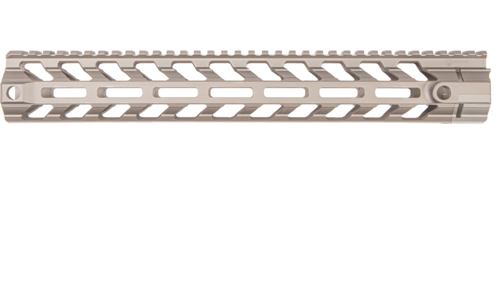 Fortis Manufacturing REV II Free Float Rail System, M-LOK, AR-15, 13.8in, Fde Anodize, REV-II-14-ML-FDE
