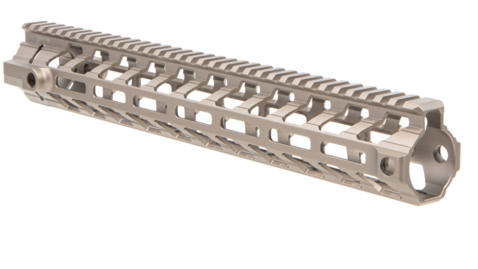Fortis Manufacturing REV II Free Float Rail System, M-LOK, AR-15, 13.8in, Fde Anodize, REV-II-14-ML-FDE