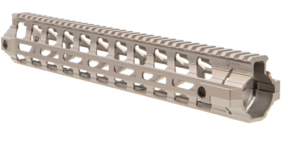 Fortis Manufacturing REV II Free Float Rail System, M-LOK, AR-15, 13.8in, Fde Anodize, REV-II-14-ML-FDE
