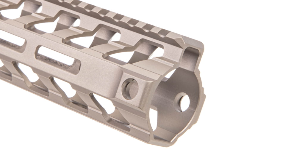 Fortis Manufacturing REV II Free Float Rail System, M-LOK, AR-15, 13.8in, Fde Anodize, REV-II-14-ML-FDE