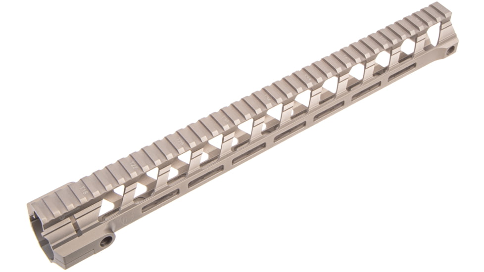 Fortis Manufacturing REV II Free Float Rail System, M-LOK, AR-15, 15.3in, Fde Anodize, REV-II-15-ML-FDE