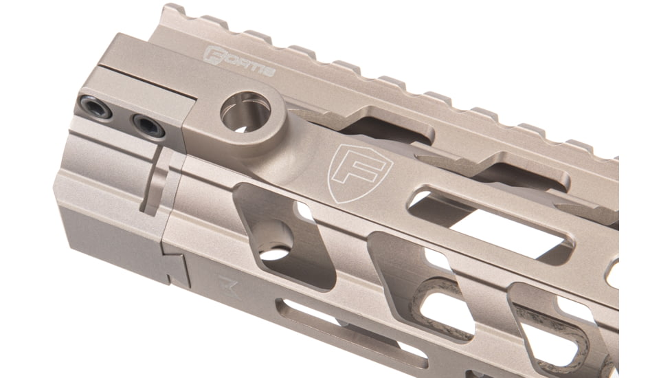 Fortis Manufacturing REV II Free Float Rail System, M-LOK, AR-15, 9.6in, Fde Anodize, REV-II-9-ML-FDE