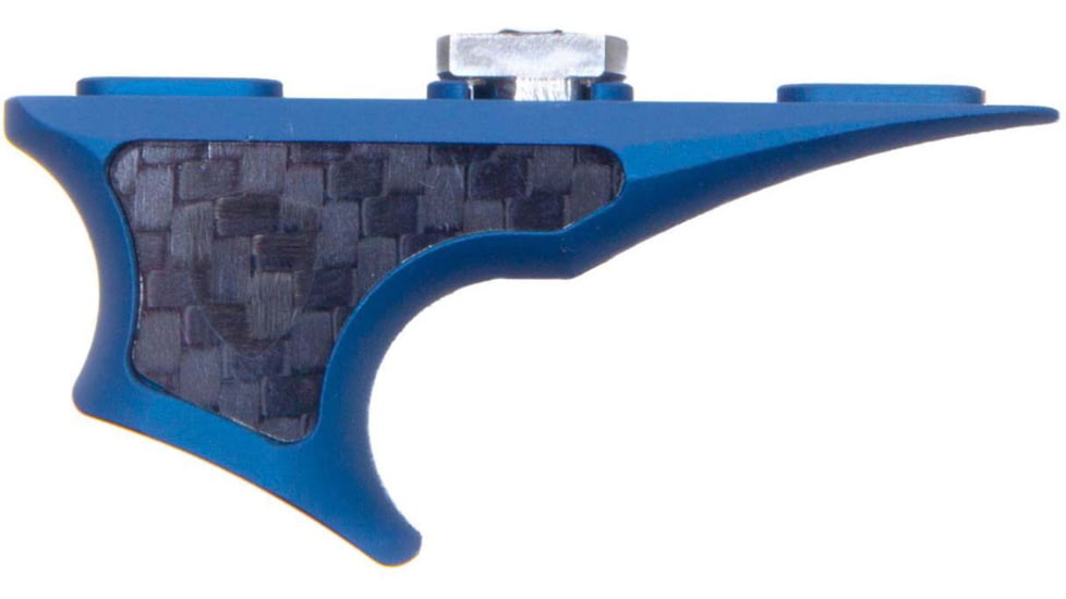 Fortis Manufacturing Shift Reversible Handstop, Carbon Fiber, Blue, Blue, SHIFT-HNDSTP-ML-CF-BLU