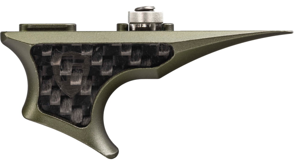Fortis Manufacturing Shift Reversible Handstop, Carbon Fiber, ODG, ODG, SHIFT-HNDSTP-ML-CF-ODG