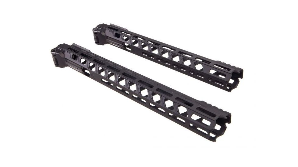 Fortis Manufacturing Switch MOD 2 Free Float Rail System, M-LOK, AR-15, 15.3 inch, Black, Medium, SWITCH-AR15-15-ML