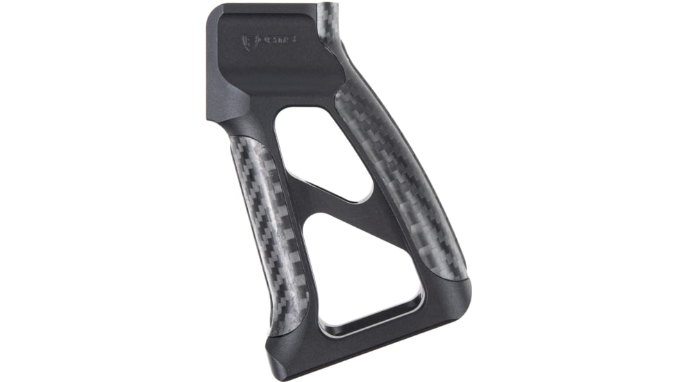 Fortis Manufacturing Torque Pistol Grip, 15 Degree, AR-15, Carbon Fiber, Black Anodize, TOR-PG-CF-15-BLK