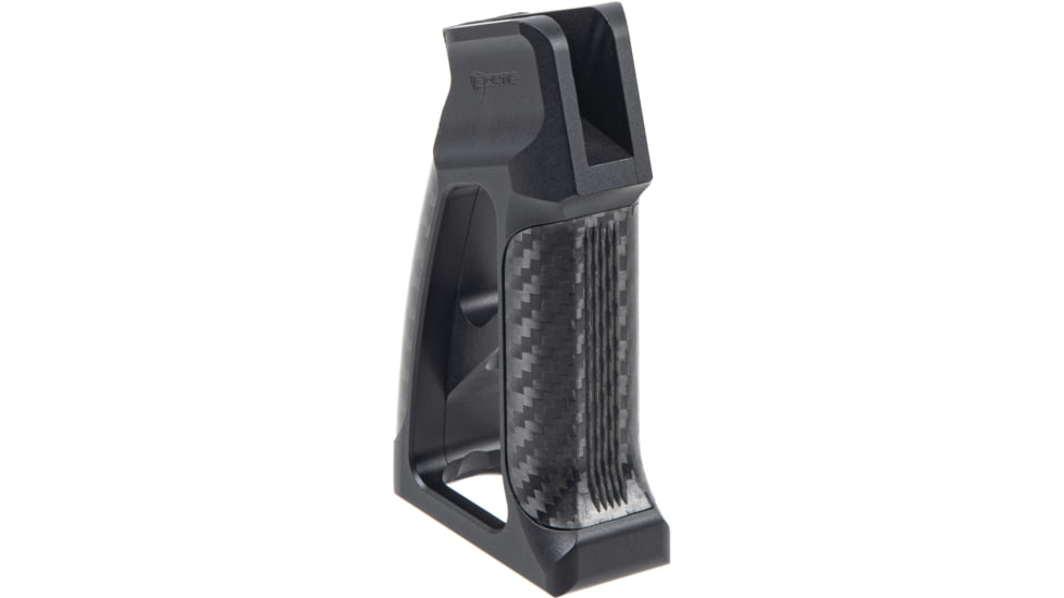 Fortis Manufacturing Torque Pistol Grip, 15 Degree, AR-15, Carbon Fiber, Black Anodize, TOR-PG-CF-15-BLK