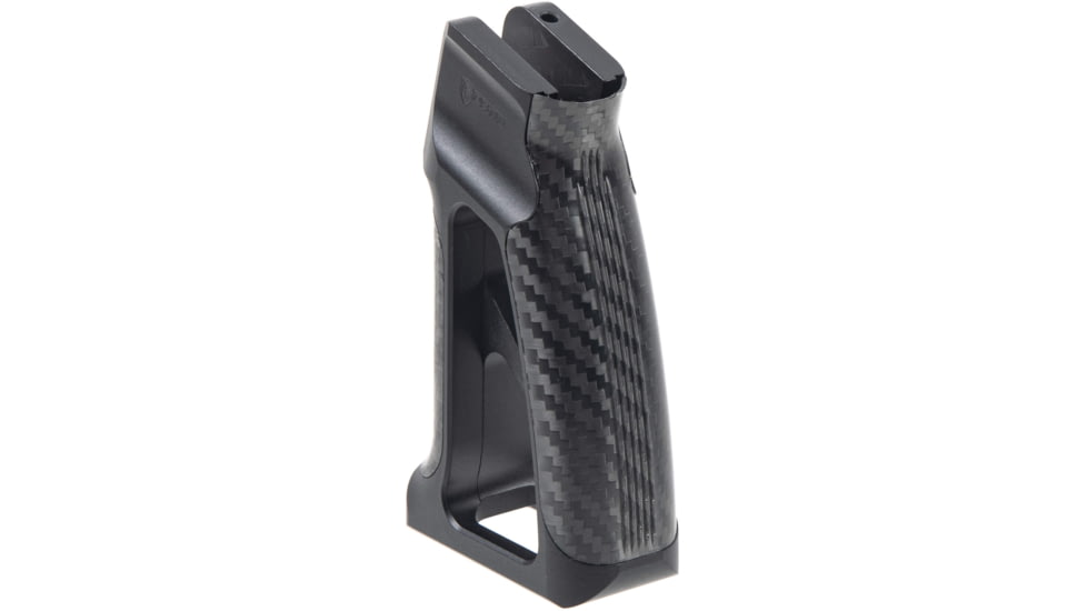 Fortis Manufacturing Torque Pistol Grip, 15 Degree, AR-15, Carbon Fiber, Black Anodize, TOR-PG-CF-15-BLK