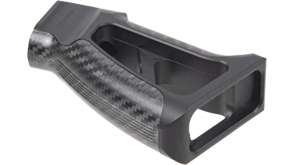 Fortis Manufacturing Torque Pistol Grip, 15 Degree, AR-15, Carbon Fiber, Black Anodize, TOR-PG-CF-15-BLK