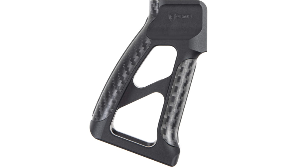 Fortis Manufacturing Torque Pistol Grip, 15 Degree, AR-15, Carbon Fiber, Black Anodize, TOR-PG-CF-15-BLK