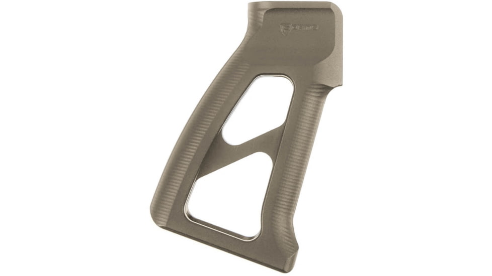 Fortis Manufacturing Torque Pistol Grip, 15 Degree, AR-15, Standard, Fde Anodize, TOR-PG-STND-15-FDE