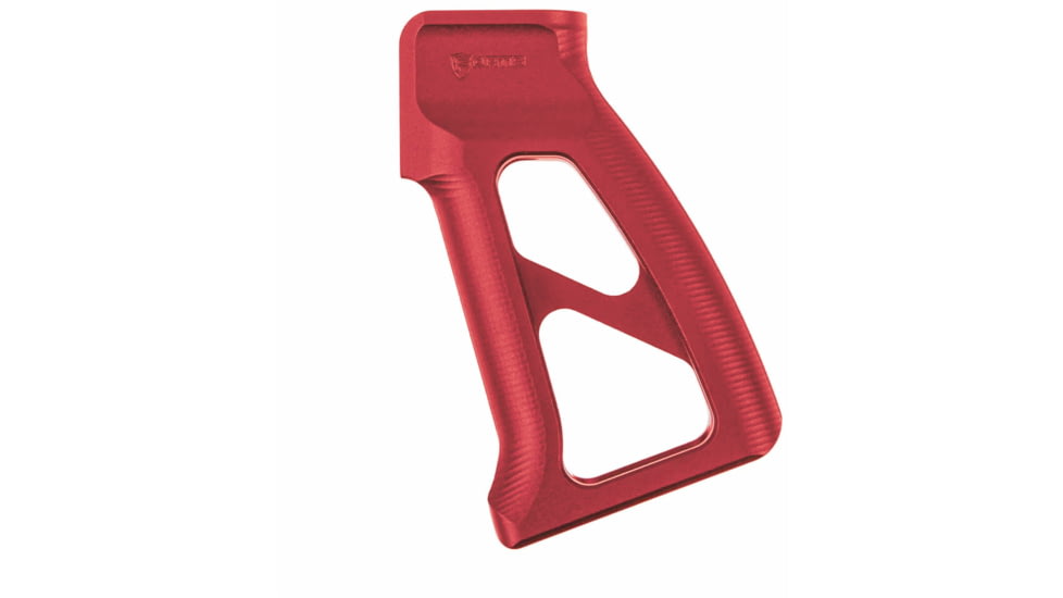 Fortis Manufacturing Torque Pistol Grip, 15 Degree, AR-15, Standard, Red Anodize, TOR-PG-STND-15-RED