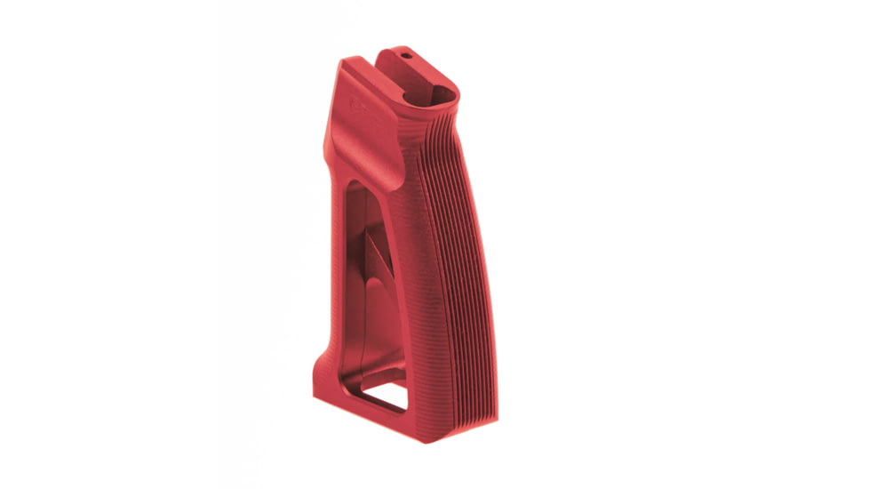 Fortis Manufacturing Torque Pistol Grip, 15 Degree, AR-15, Standard, Red Anodize, TOR-PG-STND-15-RED
