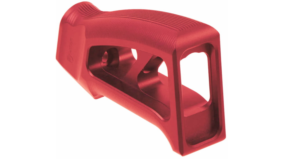 Fortis Manufacturing Torque Pistol Grip, 15 Degree, AR-15, Standard, Red Anodize, TOR-PG-STND-15-RED