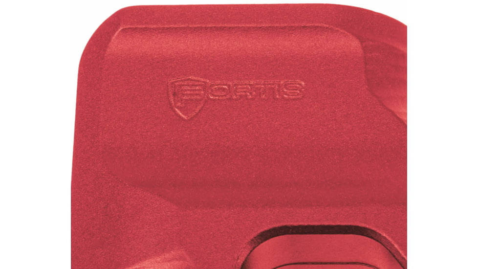 Fortis Manufacturing Torque Pistol Grip, 15 Degree, AR-15, Standard, Red Anodize, TOR-PG-STND-15-RED