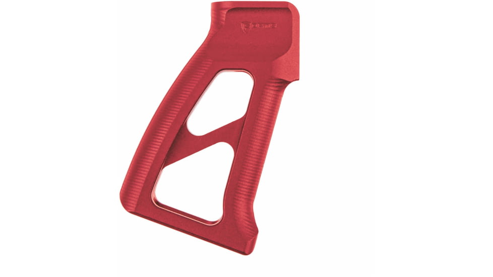 Fortis Manufacturing Torque Pistol Grip, 15 Degree, AR-15, Standard, Red Anodize, TOR-PG-STND-15-RED