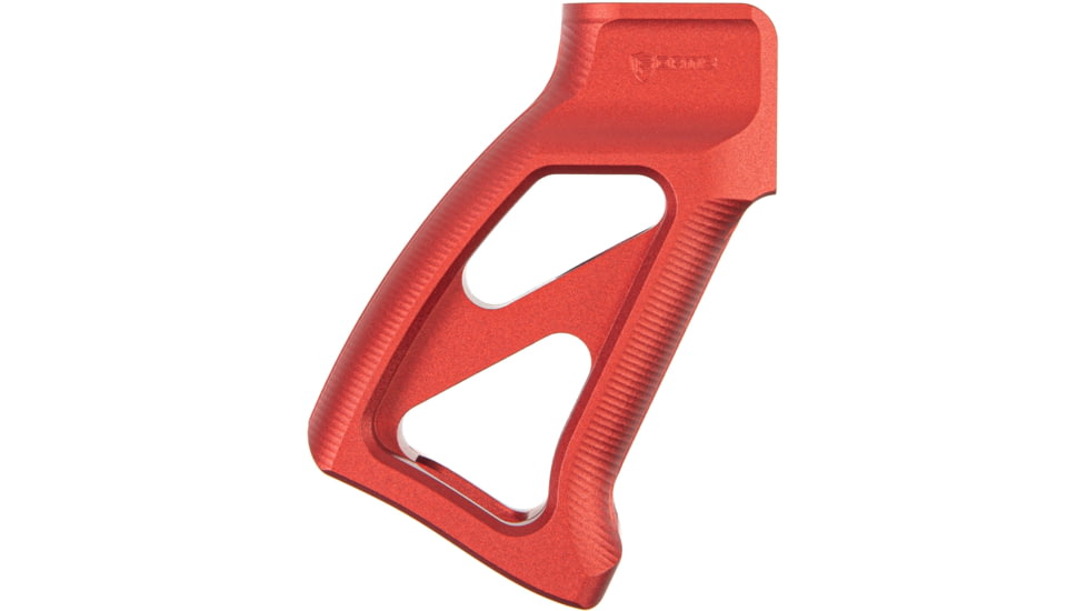 Fortis Manufacturing Torque Pistol Grip, 25 Degree, AR-15, Standard, Red Anodize, TOR-PG-STND-25-RED