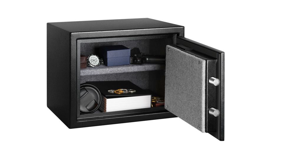 Fortress Small Fireproof Safe, Black, Small, 44EF10