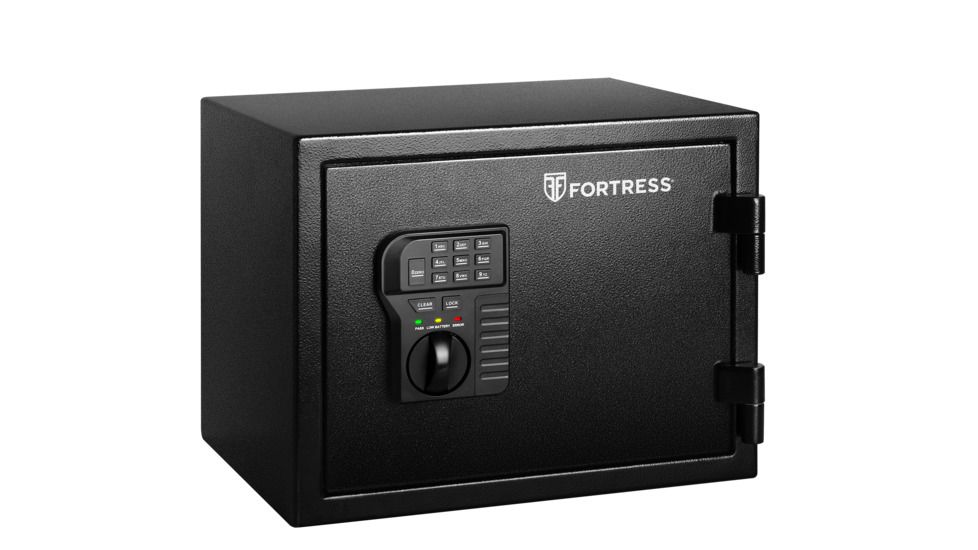 Fortress Small Fireproof Safe, Black, Small, 44EF10