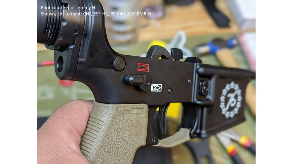 Forward Controls Design 4140 End Plate w/Rear Facing QD Sling Swivel Socket
