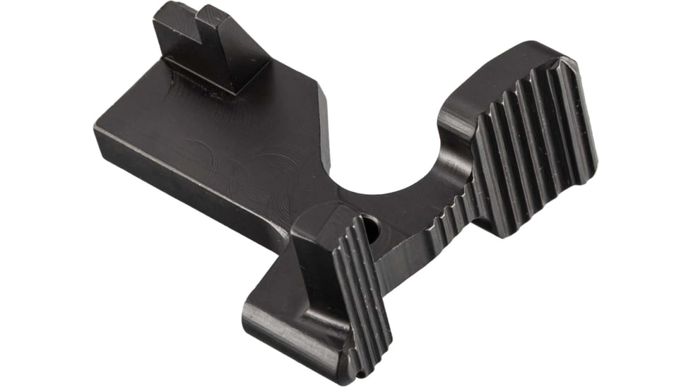 Forward Controls Design 5.56x45mm NATO Augmented Bolt Catch/Release, Serrated w/Non-Offset Upper Paddle, Black, ABC/R v4, 5.56mm