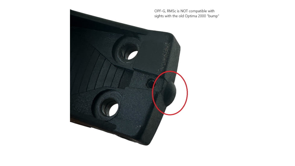 Forward Controls Design RMSc Adaptor Plate, Glock MOS, OPF-G, Black, RMSc