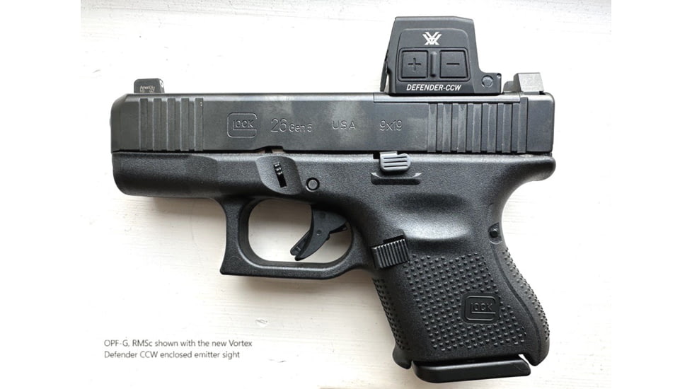 Forward Controls Design RMSc Adaptor Plate, Glock MOS, OPF-G, Black, RMSc