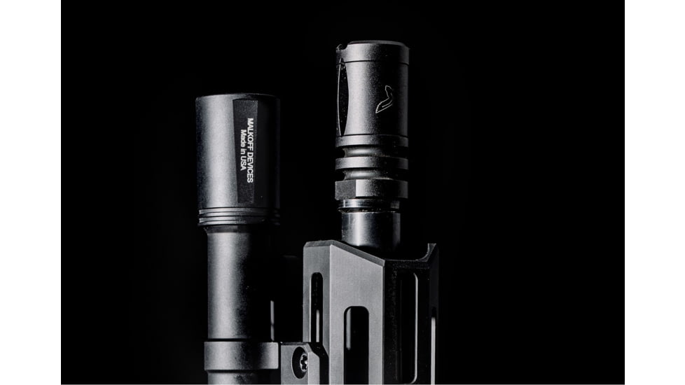 Forward Controls Design Stoner 63 LMG Style Flash Hider w/Crush Washer, 1/2x28, Nitride, Black, 6315