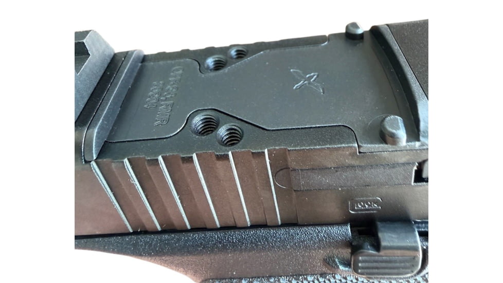Forward Controls Design Trijicon RMR, RMR HD, RCR, SRO Adapter Plate, Glock Gen 6 ORS, Black, OPF-G6, RMR